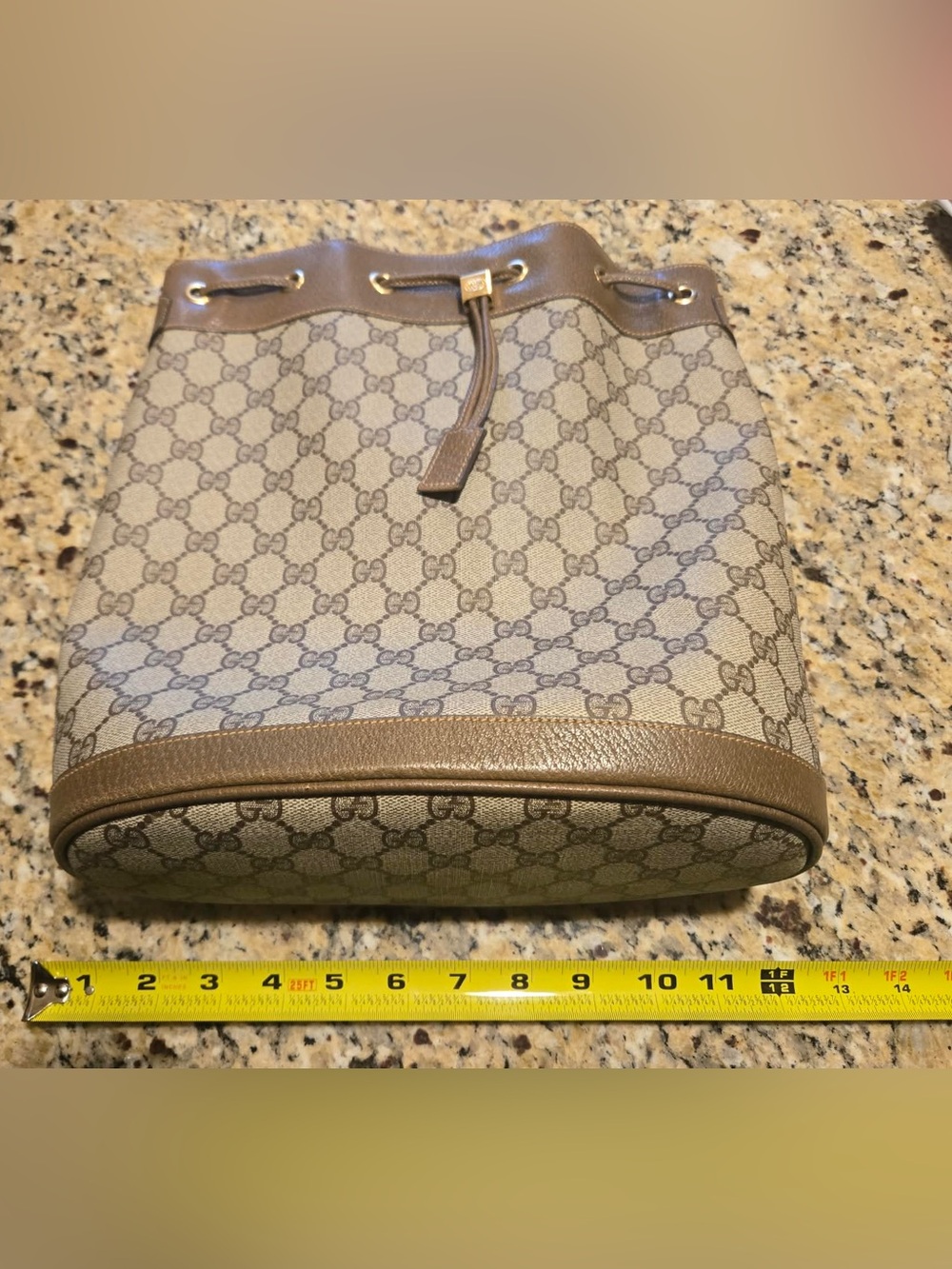 Vintage Gucci GG Supreme/Plus Bucket Bag-Deadstock Condition-Never Carried - Picture 14 of 16